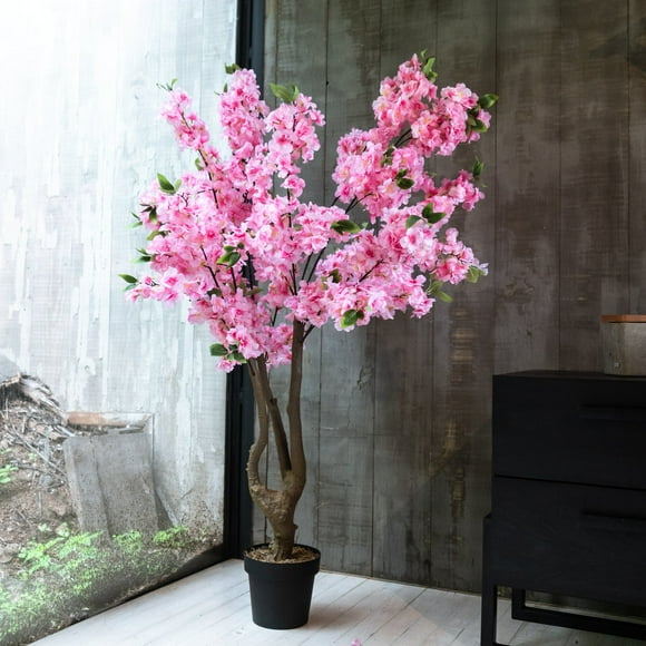 Arbol de Cerezo en flor rosado de 150 cm