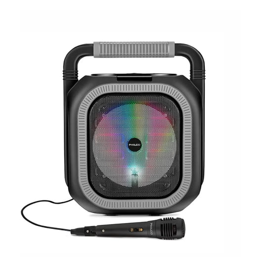 Parlante Portátil Karaoke Tws 6.5" Bt 765gr Philco