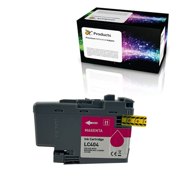 Cartucho De Tinta Lc404 Magenta Compatible Con Impresoras Brother