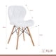 thumbnail image 5 of Comedor Mesa Rectangular de Vidrio 120x80 cm + 6 Sillas Radar Blancas, 5 of 8
