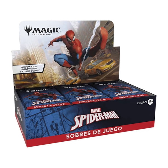MTG: Marvel Spider Man - Caja de Sobres de Juego Español