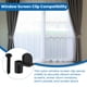 thumbnail image 3 of XwaYexa Clips para mosquitero de ventana, 30 piezas, nylon de 3/8 pulgada con tornillos, 3 of 6