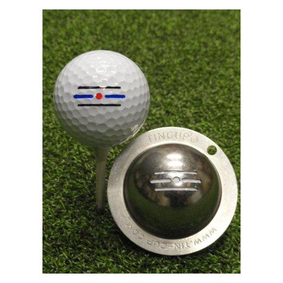 Marcador de pelota de golf de lata Tin Cup Ruta 66