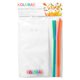 thumbnail image 1 of Bolsa para bebidas Blueoco Kolorae de plástico transparente 270 ml (paquete de 12), 1 of 1