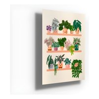 Genérico - Cartel Metálico Plantas Jardín Blanco