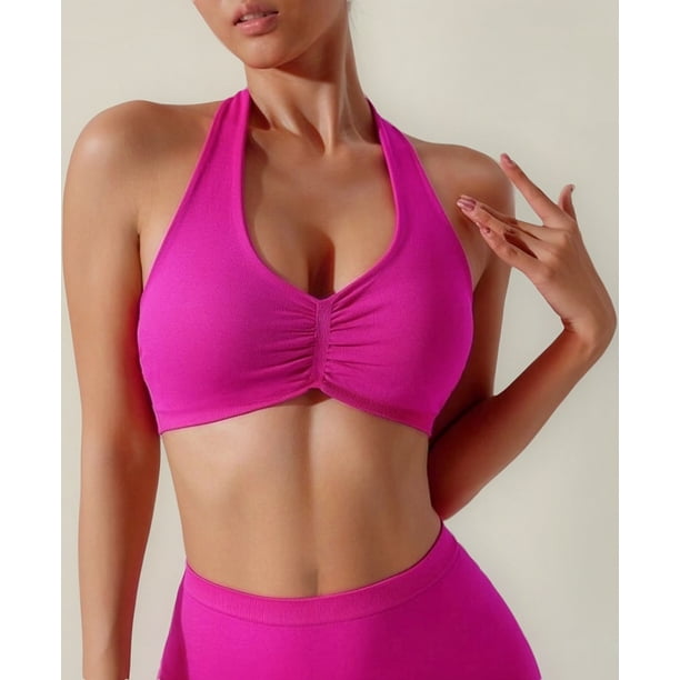 Sujetador Deportivo Mujer Elasticado Fitness
