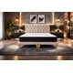 thumbnail image 1 of Cama Europea 2 Plazas Base Dividida Respaldo Capitone Lino Beige Completa, 1 of 8