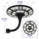 thumbnail image 2 of Foco Lámpara Solar Tipo Cúpula + Brazo De Soporte + Control Remoto 1000w, 2 of 3