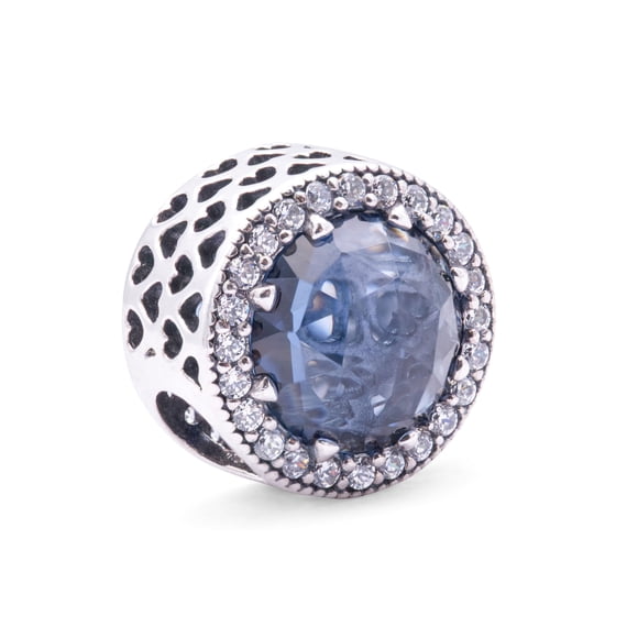 Charm Pandora Midnight Blue Radiant Hearts
