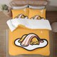 thumbnail image 1 of GUDETAMA 3-Piece Bedding Set For Kids Boys Girls Adult Cartoon Warm Cute Fashion Holiday Present Gift Bed Sheets, 1 of 5