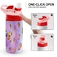 thumbnail image 4 of Larva FamilyBotella de Agua con Tapa Pop Top de Un Toque, Acero Inoxidable, a Prueba de Fugas, para Deportes, Botella Infantil rosa 12 oz, 4 of 6