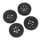 thumbnail image 3 of 4pcs 1/24 RC Crawler Wheels Neumáticos Aptos Para Axial SCX24 00002 00001 Negro B, 3 of 5