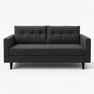 Flobal - Sofá 3 Cuerpos Paris - Negro Repelente A Liquidos