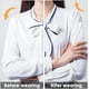 thumbnail image 5 of Hombreras para ropa de mujer, cómodas hombreras invisibles de silicona suave, antideslizantes, adhesivas, reutilizables., 5 of 6