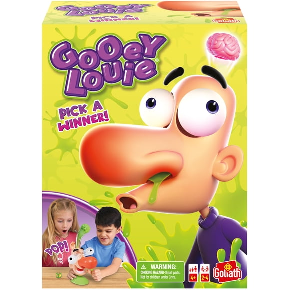 Juego Goliath Gooey Louie saca Gooey de la nariz de Louie