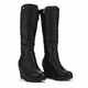 thumbnail image 5 of Bota Chalada Mujer Wedge-40 Negro Casual, 5 of 6