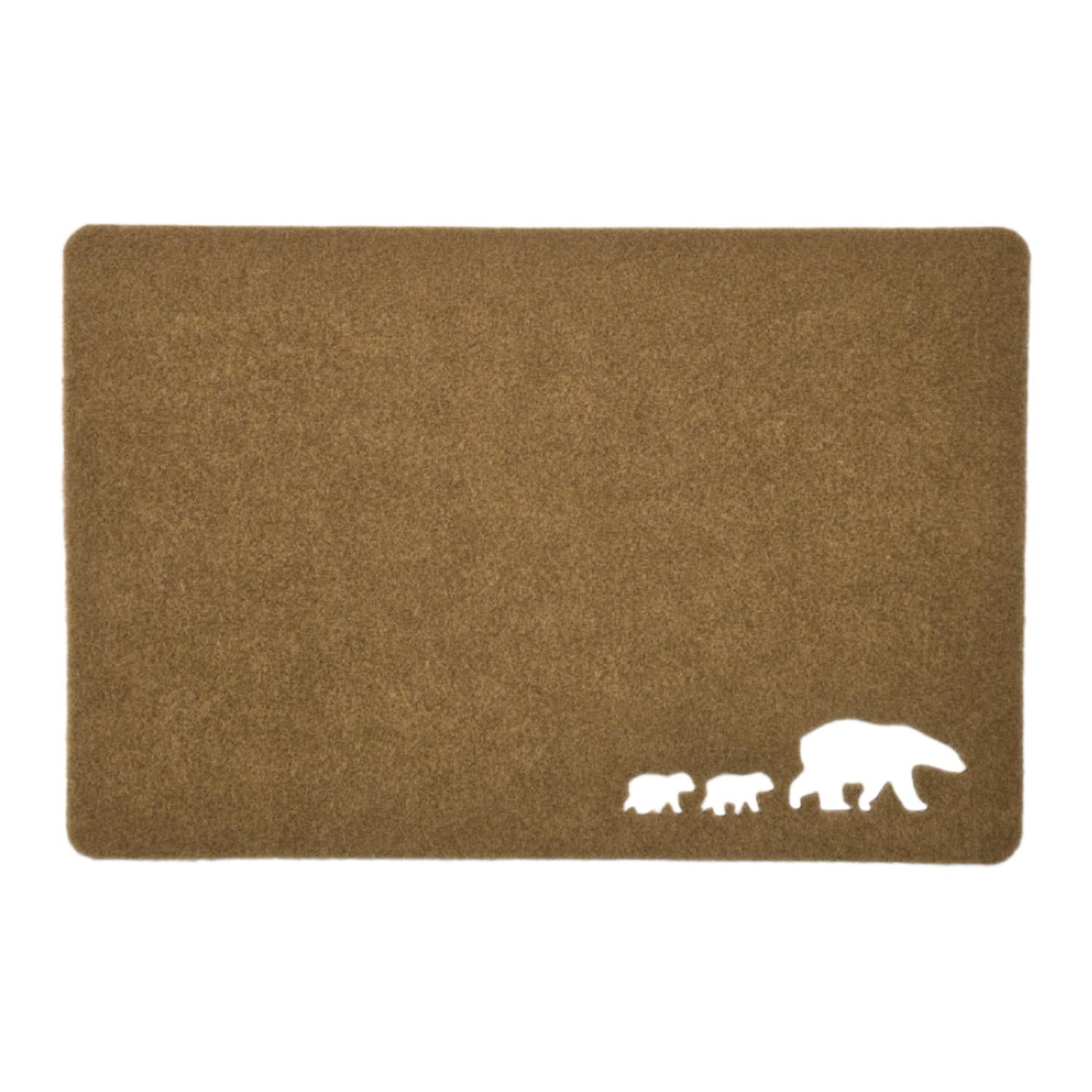 Fliperex - Alfombra Limpiapies Felpudo Alfombra De Entrada Huellas Blanco