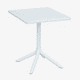 thumbnail image 1 of Mesa restaurant 80x80 Polipropileno Terraza Exterior - Blanca, 1 of 7