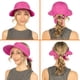 thumbnail image 4 of Gorro de sol SUN CUBE para mujer, protección UV para exteriores, fucsia, 4 of 9