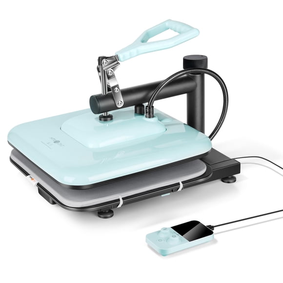 Máquina de prensa térmica HTVRONT 38x38 cm abatible 1500 W