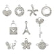 thumbnail image 4 of 10 Piezas De Dijes De Diamantes De Imitación Colgantes De Aleación Para Fabricación De Joyas Para Manualidades DIY, 4 of 5