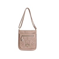 Carven - Bandolera Flower Rosado Claro