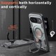 thumbnail image 5 of Para Google Pixel 9 / Pixel 9 Pro Funda con Soporte de Anillo en O Magnético Invisible, Funda de Teléfono a Prueba de Golpes, Gris, 5 of 5
