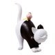 thumbnail image 5 of Estatuilla De Gatos Adorno De Animales Estatua De Gatito Decoración De Oficina Gato Negro De Pie, 5 of 5