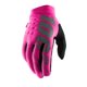 thumbnail image 1 of Guantes 100% BRISKER Neon Pink para bicicleta y motocicleta - M, 1 of 7