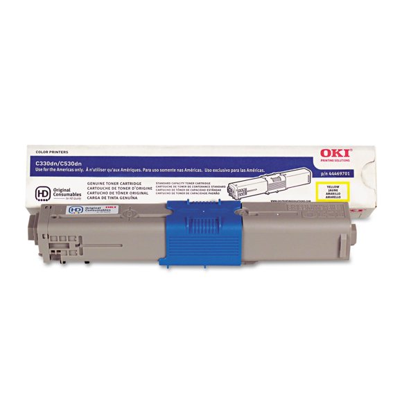 Cartucho de tóner amarillo OKI 44469701 para C310/C330/C510/MC361