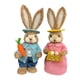 thumbnail image 3 of 1 Par De Muñecos De Figuritas De Conejo De Pascua De Pie, Adornos De 35cm, Aspecto Encantador, 3 of 5