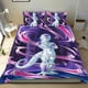 thumbnail image 1 of Freezer Conjunto de sábanas temático, trío de piezas, cómodo y amigable con la piel, diseño único, regalo de decoración para el hogar para familiares, amigos y fans, 90 cm * 190 cm, 1 of 6