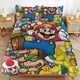 thumbnail image 1 of Super Mario 3-Piece Comforter Set for Bedroom Super Mario Bedding Set for Kids Adults Soft Microfiber Duvet Cover Set with Zipper Closure, 1 of 5