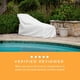 thumbnail image 5 of Funda para muebles de patio KoverRoos WeatherMax negra para chaise longue, 5 of 6