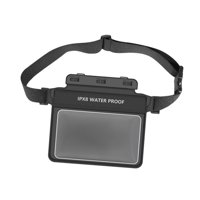 Ioensy - Riñonera Impermeable Para Teléfono, Universal, Para Buceadores, Para Canoa, Color Negro