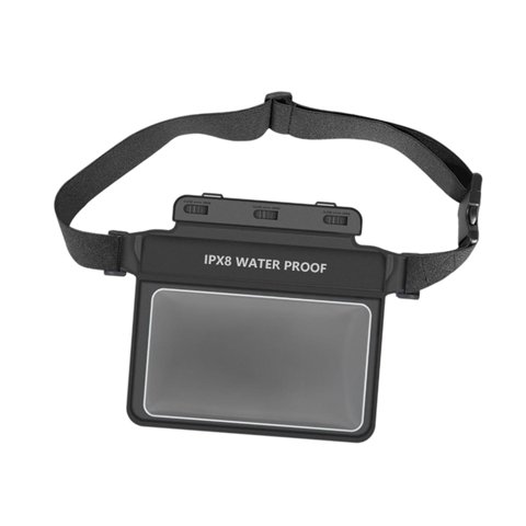 Ioensy - Riñonera Impermeable Para Teléfono, Universal, Para Buceadores, Para Canoa, Color Negro