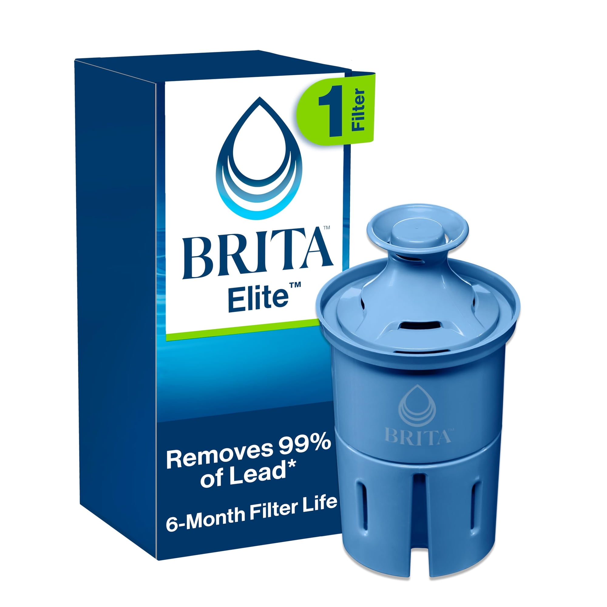 Filtro De Agua De Repuesto Brita Elite Para Jarras, Color Rojo