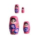 thumbnail image 1 of 4x Muñeca Matryoshka Muñeca Anidada Coleccionable Juguete Para Decoración De Escritorio Rosa, 1 of 5