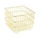thumbnail image 1 of Organizador de Cosméticos Cesta de Almacenamiento de Hierro Contenedor Metálico Versátil para Cosméticos Frutas Snacks Y Accesorios Pequeños Adecuado Oro 13x13x107cm, 1 of 5