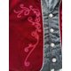 thumbnail image 4 of Chaqueta medieval Steampunk para hombre, color rojo, talla L, 4 of 6