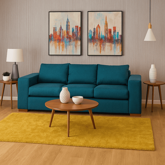 Sofa Cedric 3 Cuerpos Calipso