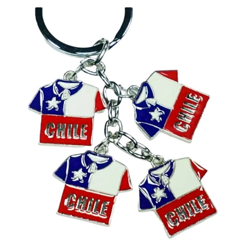 Invencible.Cl - 𝗟𝗟𝗔𝗩𝗘𝗥𝗢 𝗣𝗢𝗟𝗘𝗥𝗔 𝗖𝗛𝗜𝗟𝗘 Llavero Metalico Polera Chile Autoctono Ai10