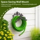 thumbnail image 2 of Soporte de pared para manguera de jardín de hierro fundido marrón, 2 of 7