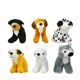 thumbnail image 5 of Cachorros de peluche novedosos Plush Dogs 4E's, paquete de 12 unidades de 13 cm para niños, 5 of 8