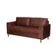 thumbnail image 2 of Sofa Cuero Milan 2 Cuerpos Café Moro, 2 of 4