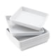 thumbnail image 1 of 10 Uds. Bandejas Para Plantas, Platillos Ligeros Para Plantas Para Interiores, Exteriores, Patio, Balcón, Blanco, 1 of 3