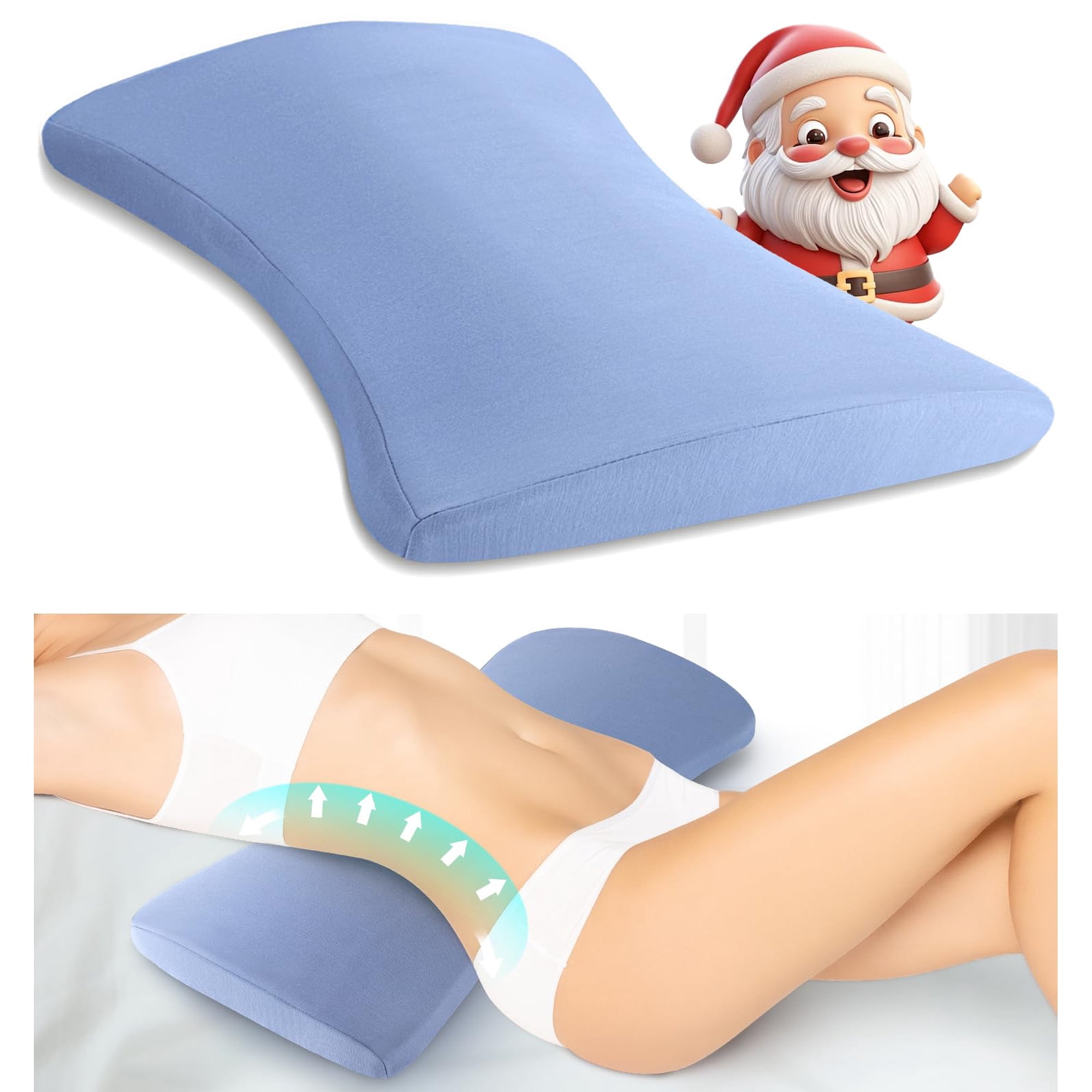 Almohada De Apoyo Lumbar Vamorry Para Aliviar El Dolor De Espalda