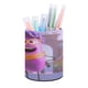 thumbnail image 1 of Producciones de Sueños-theme Cylinder Pen Holder Pencil Organizer with Flannel Lining PVC Leather Material Cardboard Base for study work 10*8CM, 1 of 6