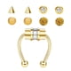 thumbnail image 5 of Anillo De Nariz Falso Magnético No Piercing Estilo Punk Regalos De Moda Para Hombres Mujeres Oro, 5 of 5