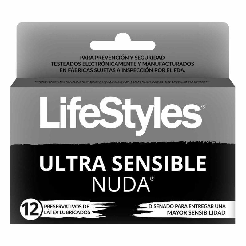 Preservativos Ultra Sensible Nuda Caja 12 Un LifeStyles